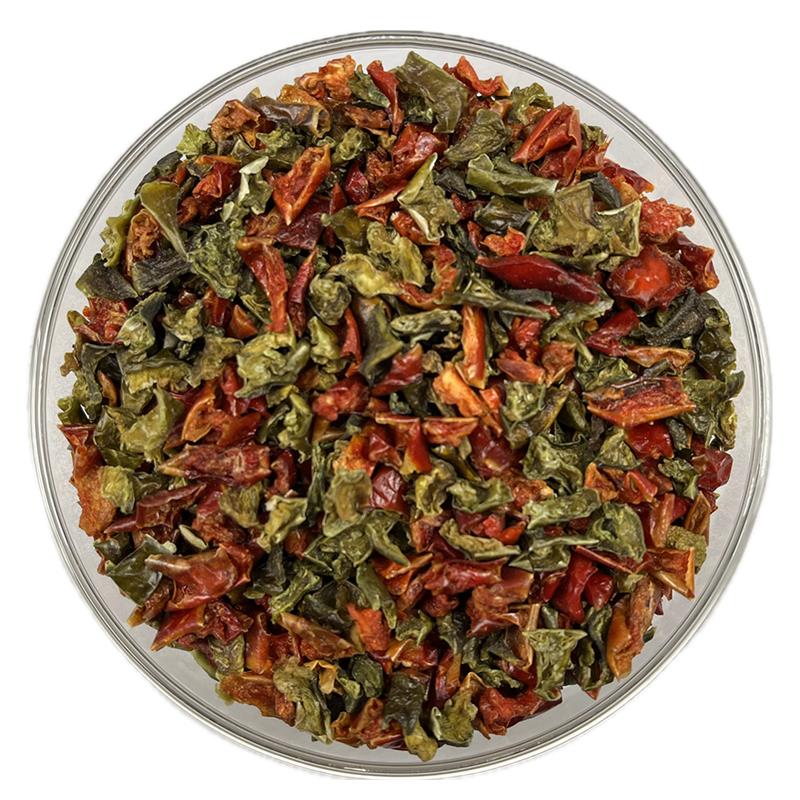 Bio Paprika | Flocken | 9mm | rot / grün