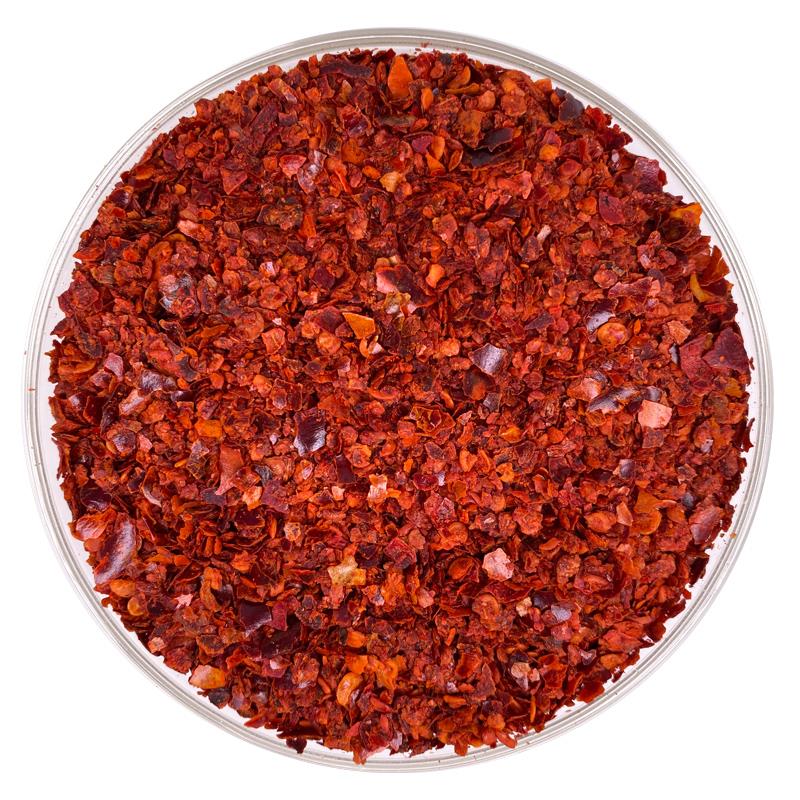 Cayenne Chili | geschroten | 1-3 mm | ohne Saat | rot | Scoville: 10.000-15.000